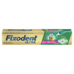 Fixodent Ultra with Scope Flavor, Denture Adhesive, 1.8 oz