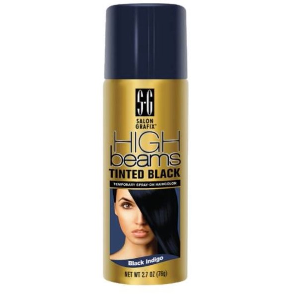 High Beams Intense Temporary Spray-On Hair Color, Black Indigo