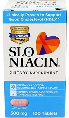 Slo-niacin 500 mg, 100 Count