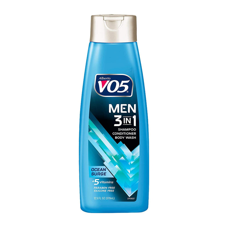 VO5 Mens 3-IN-1 Shampoo Conditioner and Body Wash, Ocean Surge, 12.5 Oz*