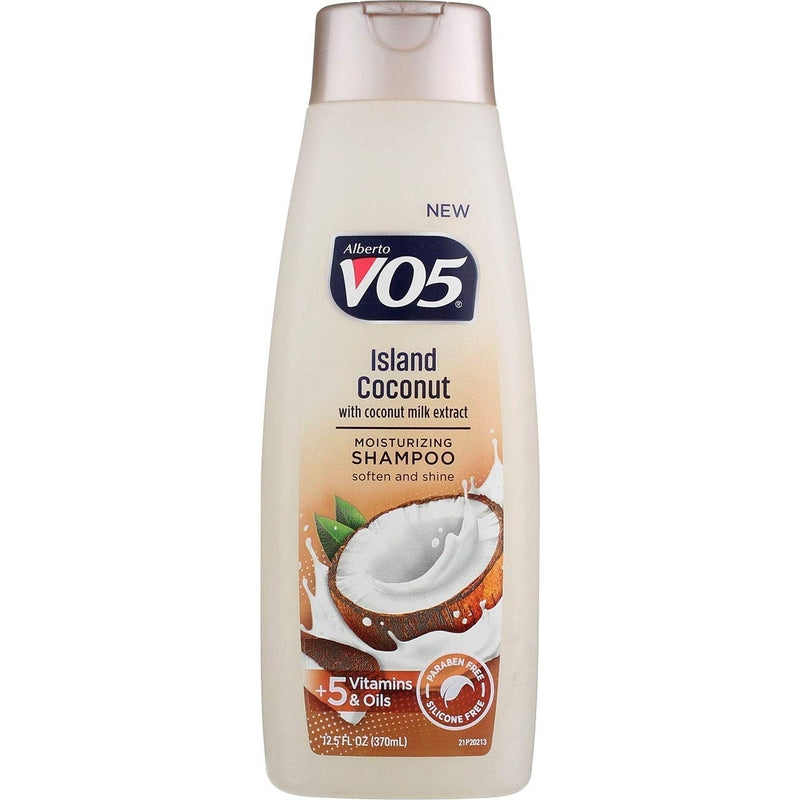 VO5 Moisturizing Shampoo, Island Coconut, 12.5 Fl Oz, Pack of 6*