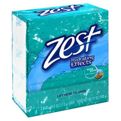 Zest 3 Bar Aqua Pure Soap, 4 oz, Pack of 3*