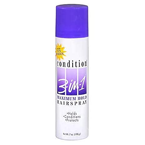 Condition 3-N-1 Aerosol Spray 7 Ounce Maximum Hold With Sunscreen*