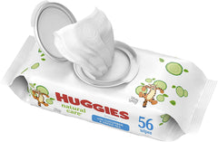 Baby Wipes, Huggies Natural Care Refreshing Baby Diaper Wipes, Hypoallergenic, Scented, 1 Flip-Top Pack (56 Wipes Total)*