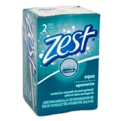 Zest Soap Aqua Refreshing Scent Made In Usa 3.2 Oz Double Pack, Pack of 12 (24 Total Bars)*