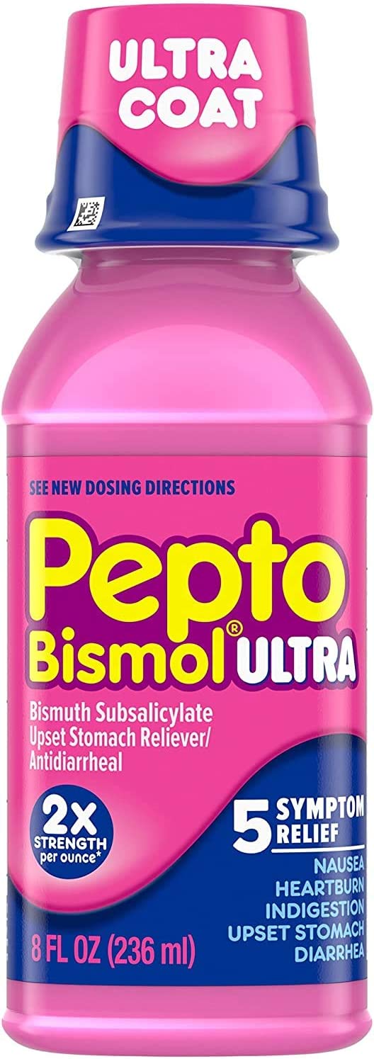 Pepto-Bismol Ultra Original Flavor Liquid, 8 Ounce