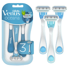 Gillette Venus Oceana Women's Disposable Razor, 3 Count