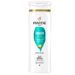 PANTENE PRO-V Smooth & Sleek 2in1 Shampoo and Conditioner, 12.0oz