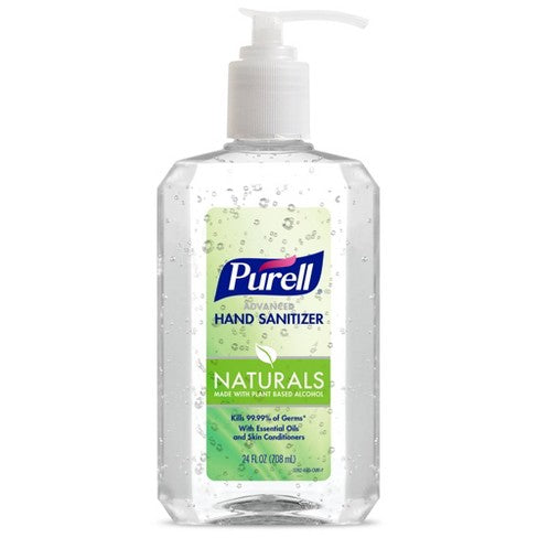 PURELL Advanced Hand Sanitizer Naturals, 24 fl oz