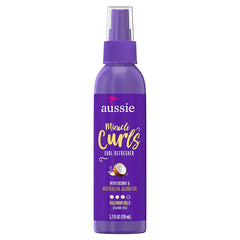 Aussie Miracle Curls Refresher Spray Gel With Coconut & Jojoba Oil 5.7 Fl oz, 4.272 Fl oz