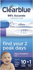 Clearblue Ovulation Complete Starter Kit, 10 Ovulation Tests and 1 Pregnancy Test*