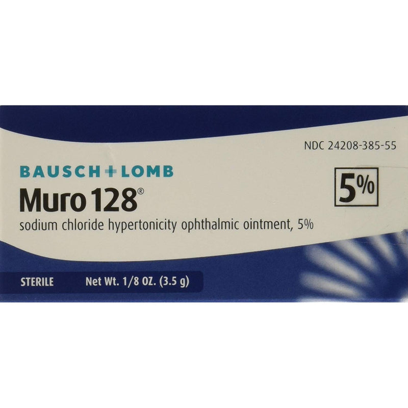 Bausch & Lomb Muro 128 5% Sterile Opthalmic Ointment, 3.5 g