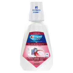 Crest 3D White Glamorous White Alcohol Free Multi-Care Whitening Mouthwash, Arctic Mint, 8 fl oz