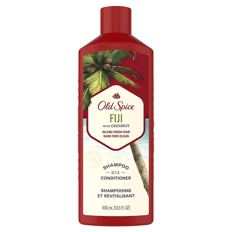 Old Spice Fiji 2in1 Shampoo and Conditioner for Men, 13.5 fl oz