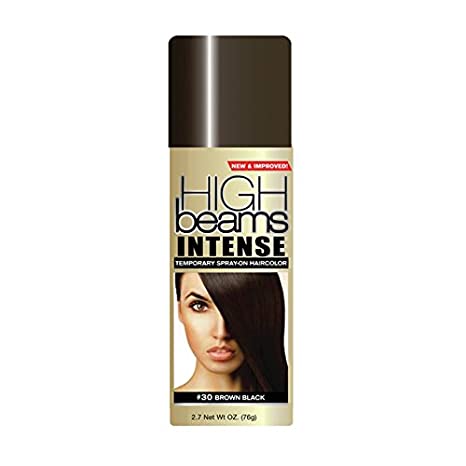 High Beams Intense Spray-On Hair Color –Brown Black - 2.7 Oz*