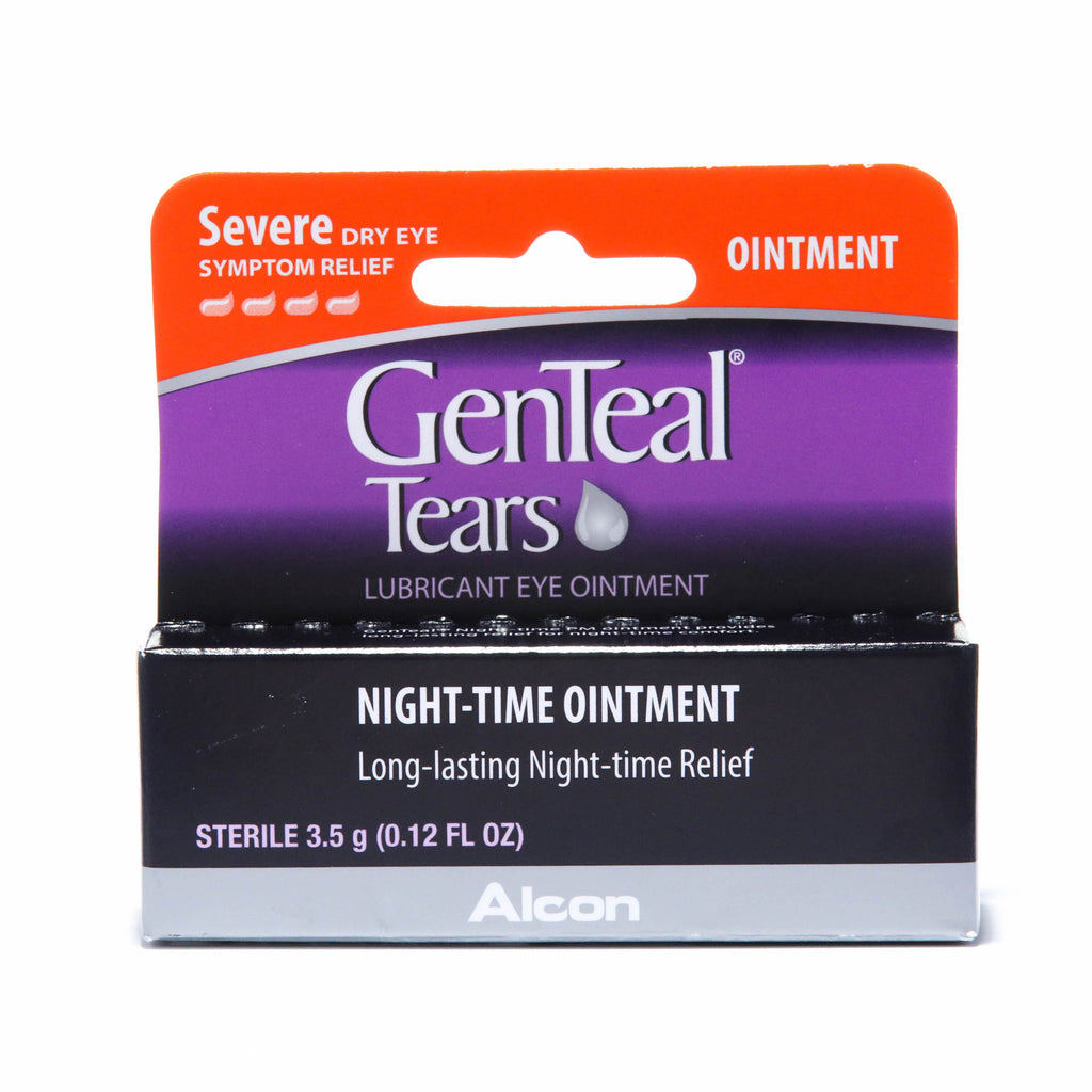 Alcon GenTeal Tears Night Time Lubricant Eye Ointment for Severe Dry Eye Relief 3.5 grams