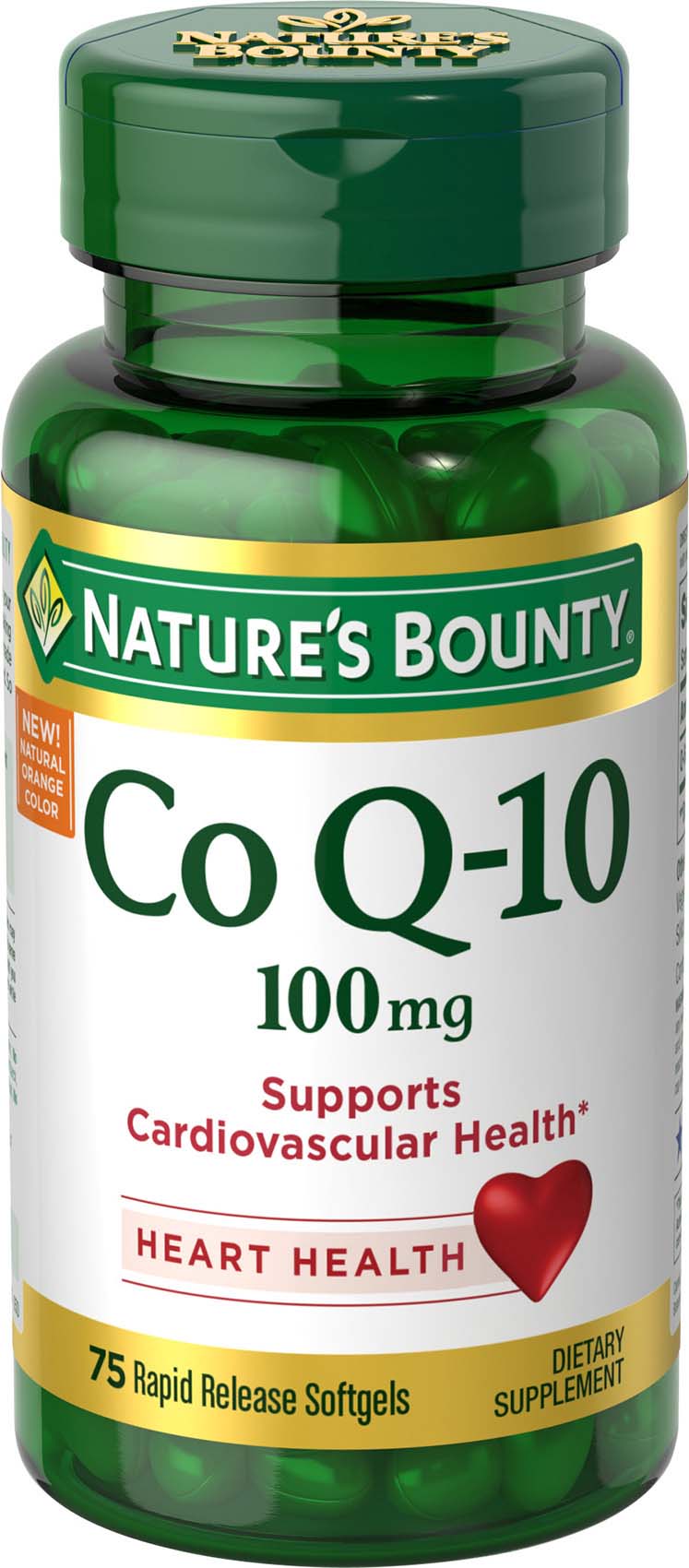 Nature's Bounty CoQ10 100 Mg, 75 Ct Rapid Release Softgels