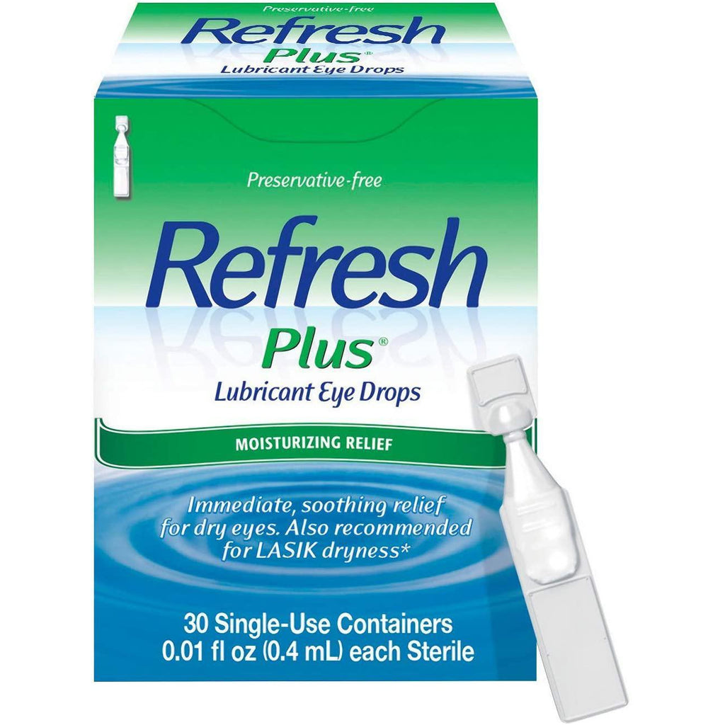 Refresh Plus Eye Drops Individual Dose 30/box 0.01 Fl oz (0.4 ml)