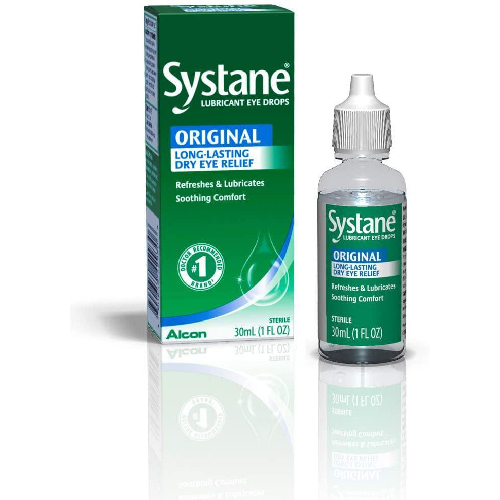 Systane Long Lasting Lubricant Eye Drops, 1 Fl. oz (30 ml)