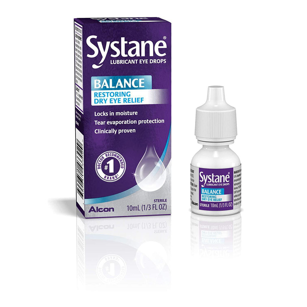 Systane Balance Lubricant Eye Drops, 1/3 Fl oz (10 ml)