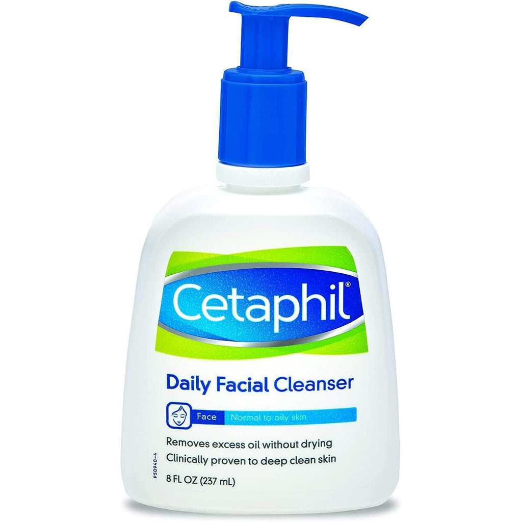 Cetaphil Daily Facial Cleanser for Normal to Oily Skin, 8 Fl oz