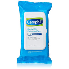 Cetaphil Gentle Skin Cleansing Cloths, Face Wipes For Dry / Sensitive Skin, 25 ct