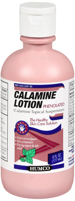 Humco Calamine Lotion Phenolated, 6 OZ
