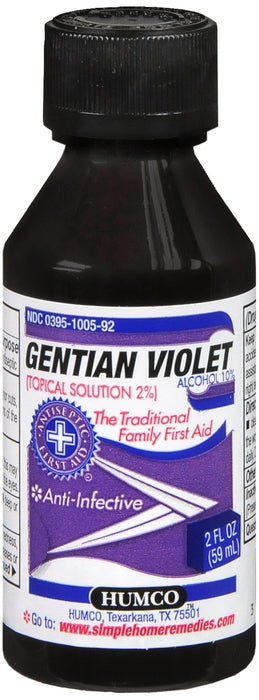 Humco Gentian Violet 2%, 2oz