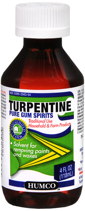 Natural Gum Spirits of Turpentine, 100% Pure turps spirits 8 OUNCE - SAVE  NOW!