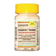 CertaVite Senior Multivitamin Supplement, 60 Count Bottle