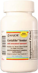 Major CertaVite Senior Multivitamin with Anti-Oxidants, 90 Count