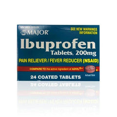 Major Ibuprofen 200mg Tablets, 24ct