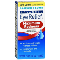 Bausch and Lomb Advanced Redness Relief Drops, 0.5 Fl oz (15 ml)