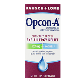Bausch & Lomb Opcon-A Eye Allergy Relief, 0.5 oz