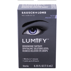 Lumify Redness Reliever Eye Drops, 0.25 fl oz (7.5 ml)