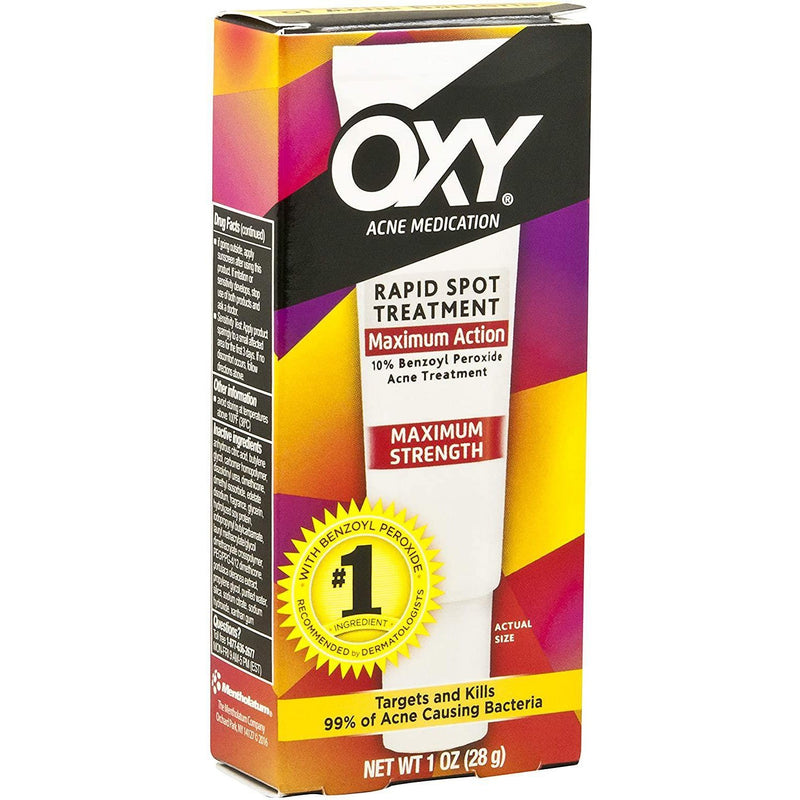Oxy Acne Medication Maximum Strength Rapid Spot Treatment, 1 oz, Pack of 3*