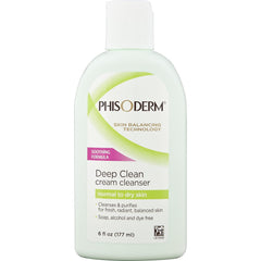 Phisoderm Deep Clean Cream Cleanser 6 Fl oz, Normal to Dry Skin