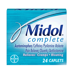 Midol Complete Menstrual Pain Relief Caplets w/ Acetaminophen - 24 Ct