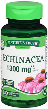 Nature's Truth Echinacea 1300 MG, 100 Vegetarian Capsules
