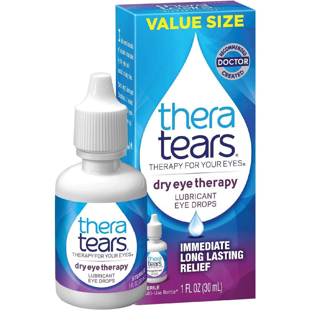 Thera Tears Dry Eyes Therapy Lubricant Eye Drops, 1 Fl oz (30 ml)