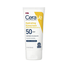 CeraVe Mineral Body Sunscreen SPF 50 for Sensitive Skin - 5 Fl oz