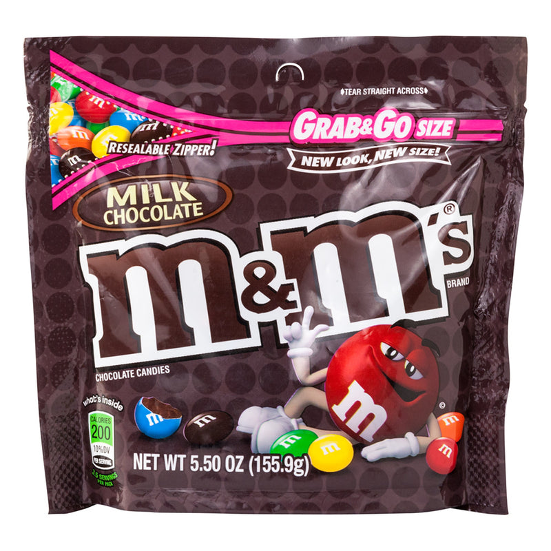 M&M's Grab & Go Milk Chocolate Candies - 5.5oz