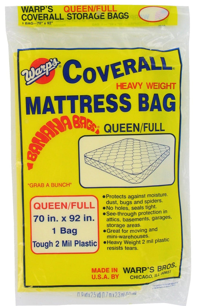 Warp's Coverall Heavy Weight Mattress Bag Queen/Full - 1 Bag, 70 x 92 in