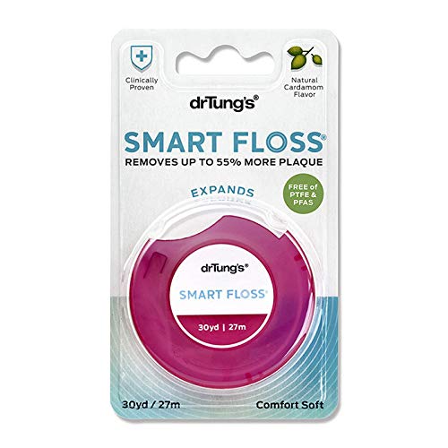 Dr Tung's Smart Floss, Expands, 30 yards, Comfort Soft, Natural Cardamom Flavor