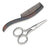 DENCO Mustache Scissors & Comb 2 piece set