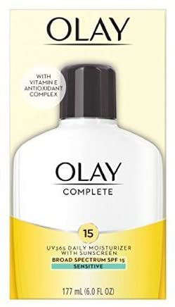 Olay Complete Lotion Moisturizer with SPF 15 Sensitive, 6.0 oz