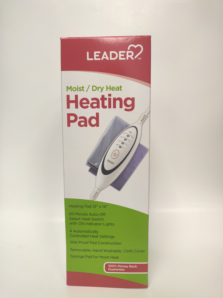 leader moist/dry heat heating pad