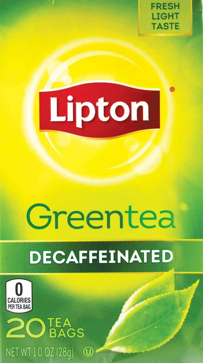 Lipton Green Tea Decaffeinated, 20 ct