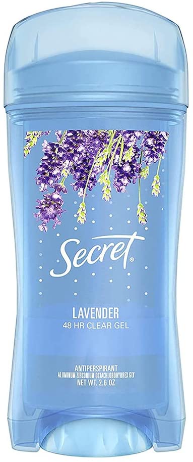 Secret Anti-Perspirant Deodorant Clear Gel Luxe Lavender 2.7 oz