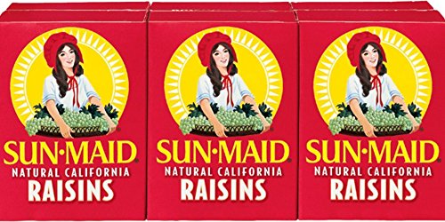 Sun Maid California Raisins 6 Boxes (Pack of 6) - 1.33 oz Boxes